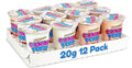 Sweetzone Candy Floss Halal Sweets Tub 20g x 12 Pack, Sweets Bulk, Retro Sweets