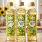 Sunflower Oil 500ml pack of 6 Cooking Oil for Frying, Baking & Roasting