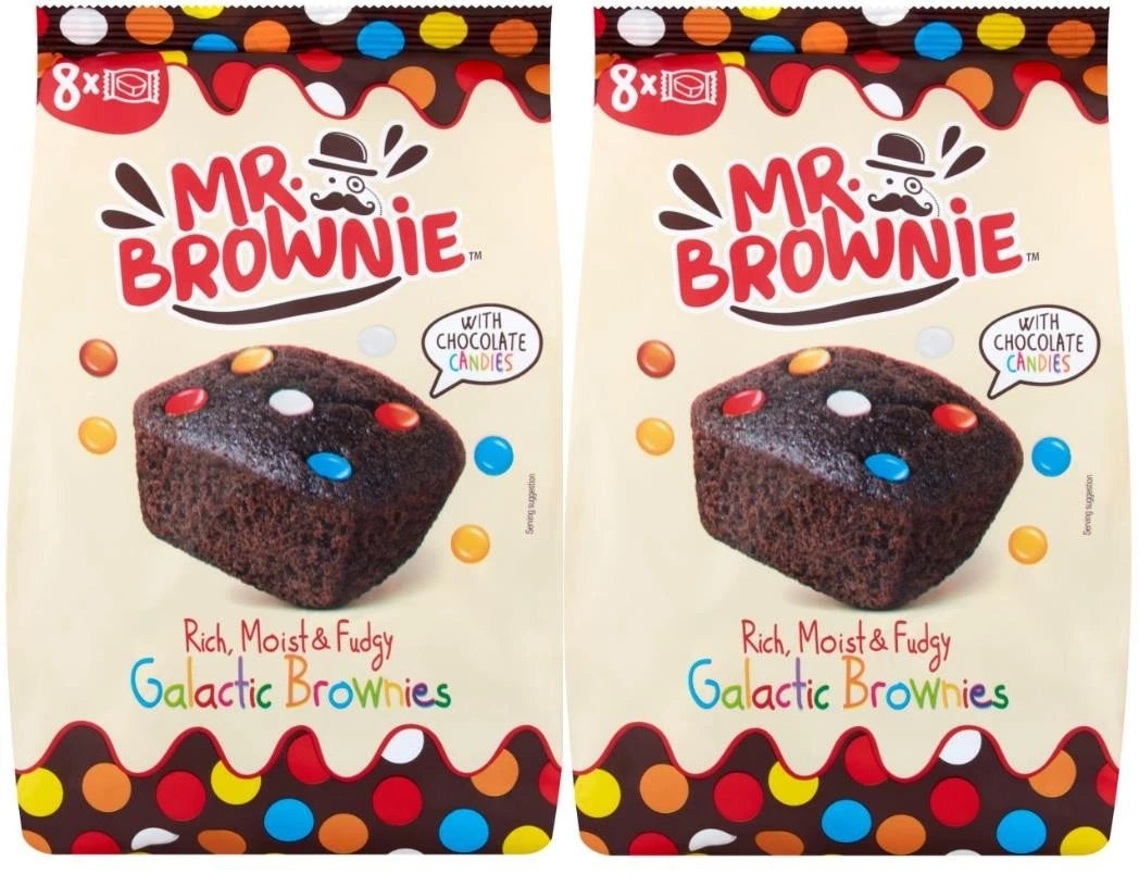 Mr. Brownie 16 Galactic Brownies 200g ( 8 Each Bag )