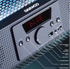 Daewoo AVS1353GE Rechargeable Speaker RGB LED Bluetooth LED Speaker 30w Black