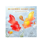 Amos 4D Fancy Fish Gummies, Peach and Mango Flavour, Soft Chewy Candy, 825g Bag
