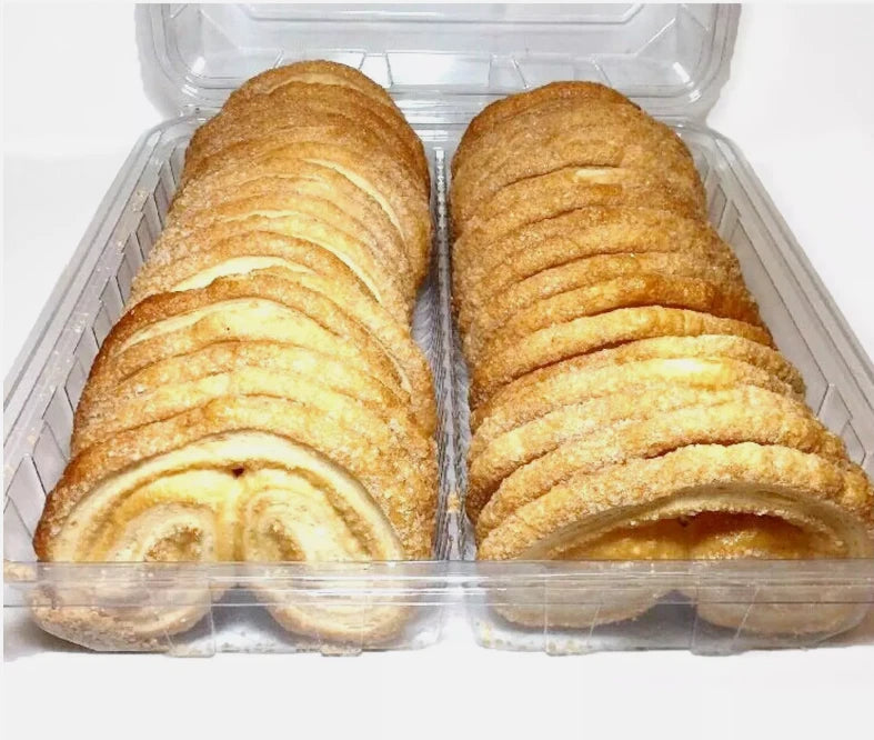 Biancoforno Puff Pastry Palmine Italian Tuscany Baked Crispy 34Pastrie Pack 480g