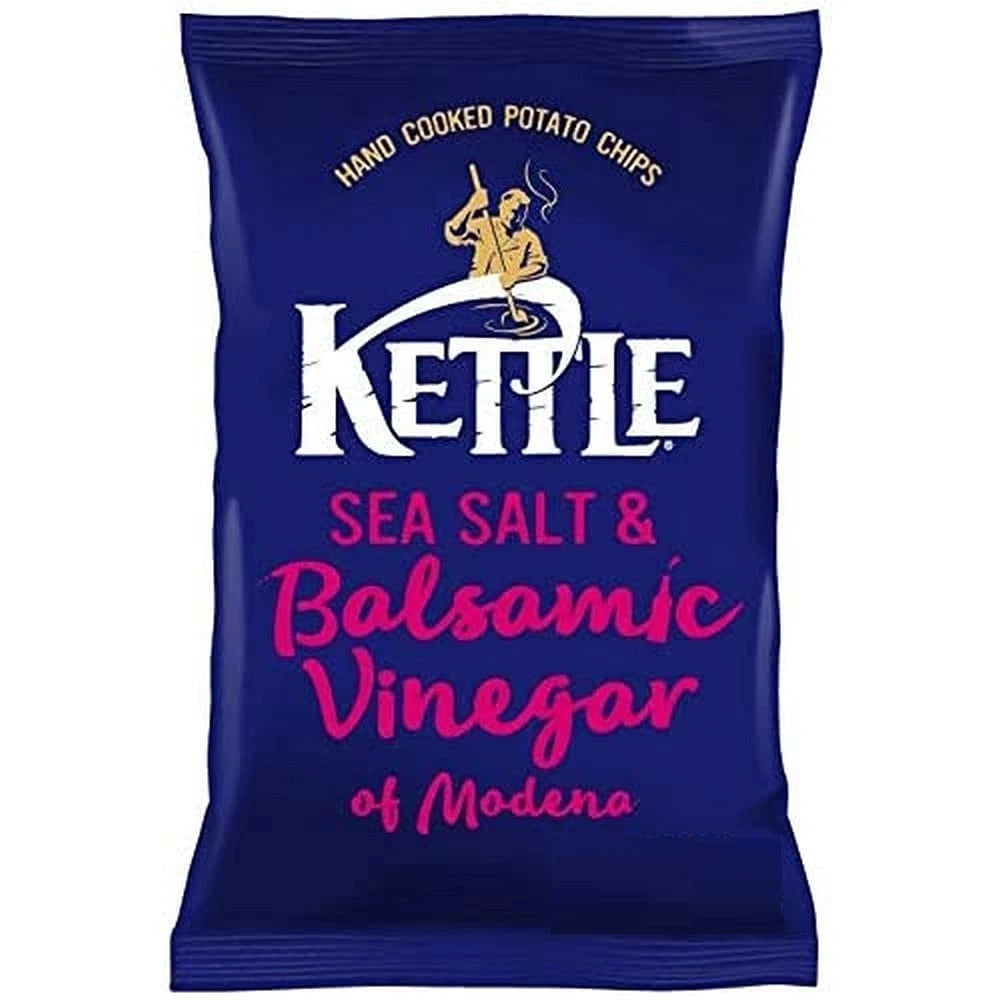 Kettle Potato Chips 12 Pack Box 80g per Pack Sea Salt & Black Pepper, Mature Ch