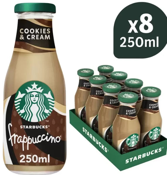 Starbucks Frappuccino Cookies and Cream, 8 x 250ml