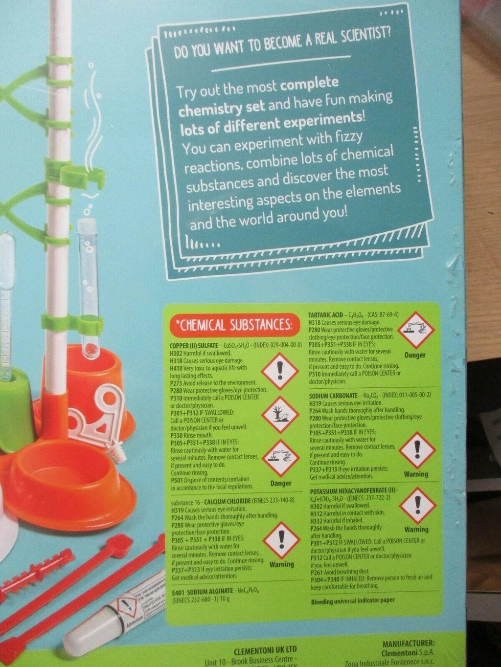 Clementoni Science & Play Amazing Chemistry Scientific Lab Set (8+ Years)