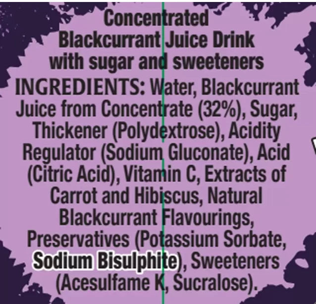 Ribena Blackcurrant Concentrate 1.5L Pack of 3