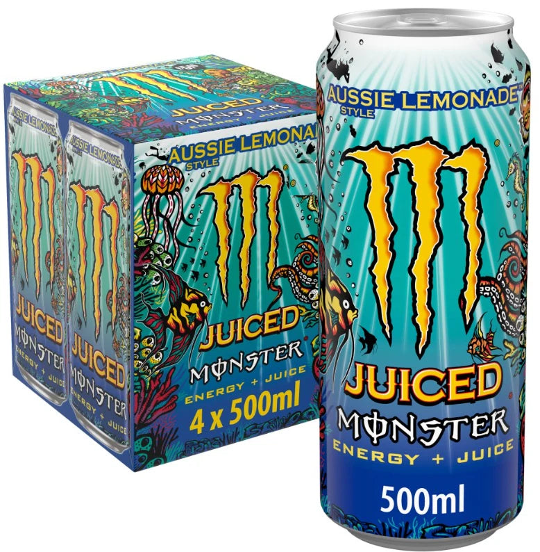 Monster Energy Drink Multi Pack 500ml Case of 4 Cans