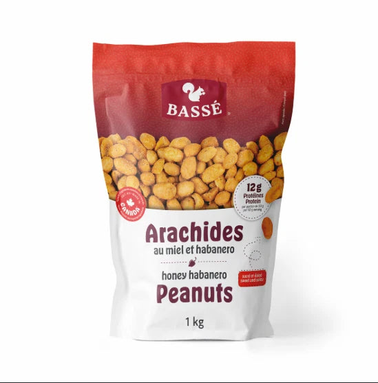 Basse Honey Habenero Peanuts Sweet & Spicy Harmony Premium Snack Nuts Pack 1kg
