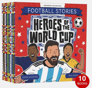 Football Stories World Cup Heroes Simon Mugford Dan Green Collection Set 10Books