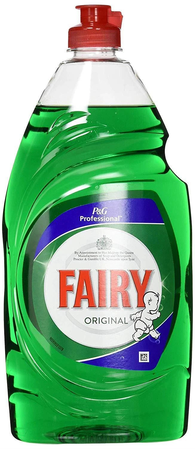 Fairy Washing Up Dishwashing Liquid Original Green 900 ml x 6
