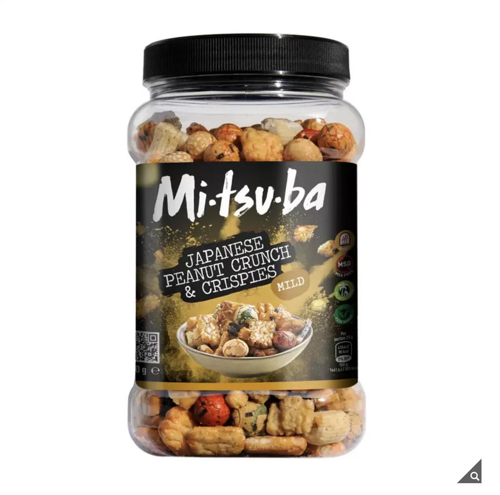 Mitsuba Japanese Peanut Crunch & Crispies Rice Snacks Mild 650g