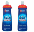 Finish Rinse Aid 800ml Dishwasher Rinse Drying Agent pack of 2