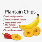 Grace No Salt Plantain Chips 85g x 9 Gluten Free, High in Fibre, Vegan