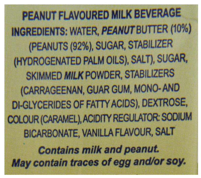 Miracle Peanut Punch Flavoured Milk Drink 250ml Multi Pack (Pack of 24)