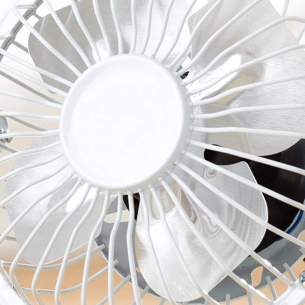 Fine Elements COL1263 4" Desk Fan, Portable 2.5W Table Fan White