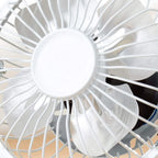 Fine Elements COL1263 4" Desk Fan, Portable 2.5W Table Fan White