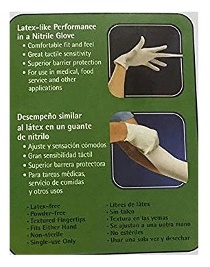 Kirkland Signature Medium Nitrile Exam Medical Food Gloves Latex , 2 x 200 Pack