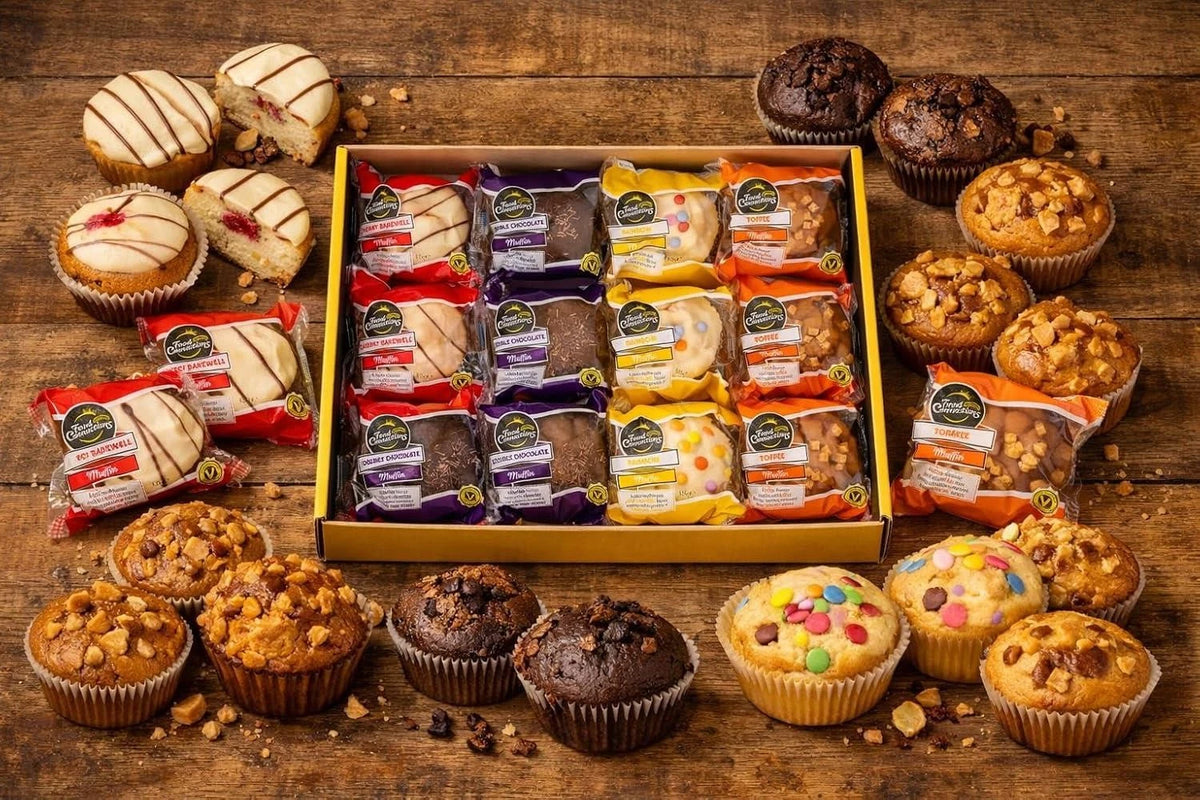 Mixed Muffins Soft, Moist Texture 16 Pack 105g Each By Food Connections