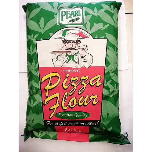 White Pearl Premium Quality Strong Pizza Flour 16kg Bag