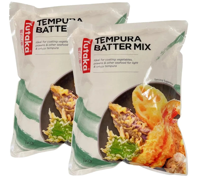 Yutaka Tempura Batter Mix 1kg Pack of 2 Perfect for Japanese Tempura Dishes
