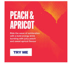 Rubicon Raw Energy Wave Editions Peach & Apricot 500ml x 12