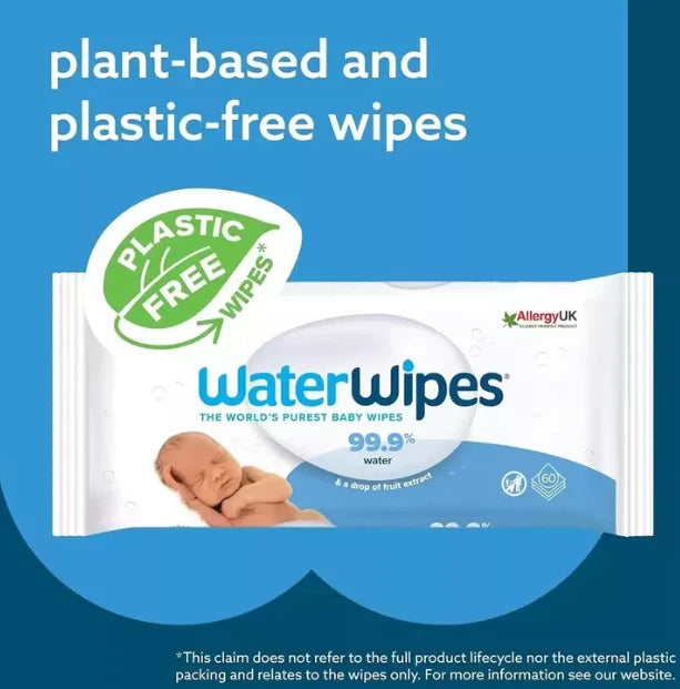 Water Wipe Pure Cotton Wool Packets 60x12 Baby Wipes Cleaning Pack 720 Sheets