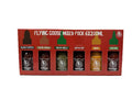 Flying Goose Sriracha Chilli Sauce Selection Mix Flavours Spicy Set Pack 6x200ml