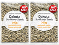 Bodrum Dakota Roasted Unsalted (No Salt) Sunflower Seeds, No Salt 300g Pack of 2