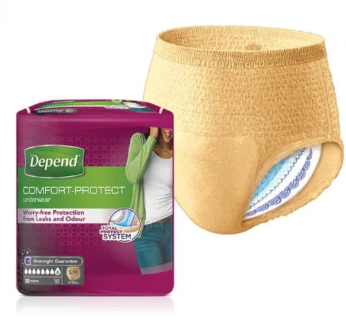 Depend Comfort Protect Incontinence Pants for Women & Men 54 / 60 Pack