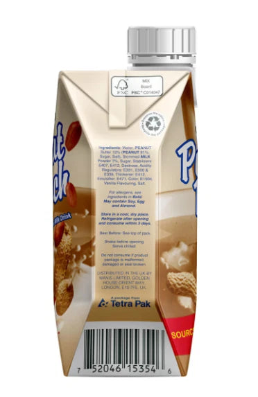 Miracle Peanut Punch Flavoured Milk Drink Pack of 18 x 330ml