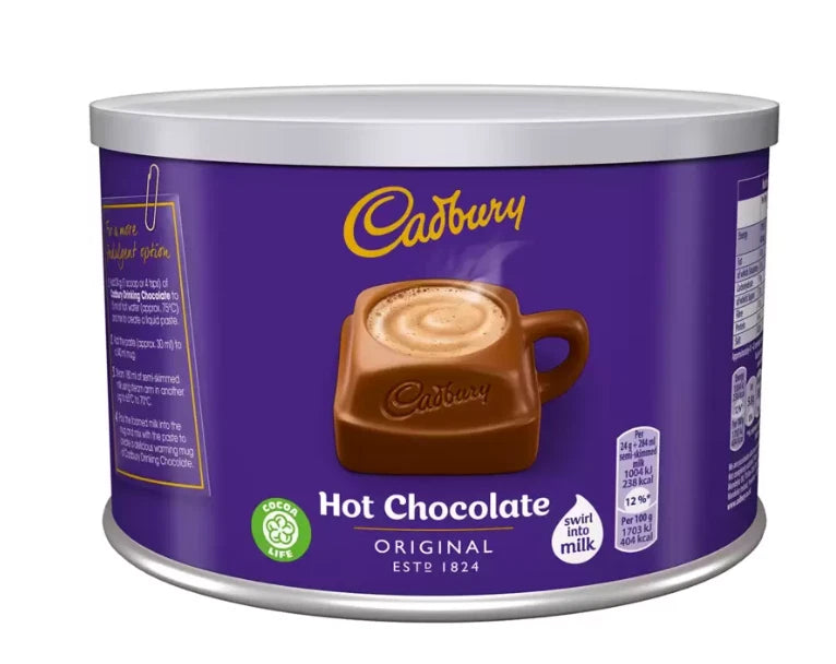 Cadbury Instant Hot Chocolate MilkChoc Powdered Rich And Creamy Drink Pack 1kg