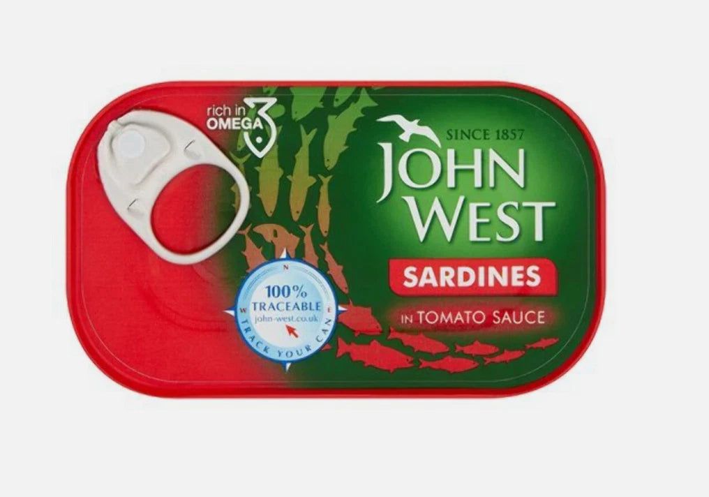 John West Sardines in Tomato Sauce 120g Pack of 12
