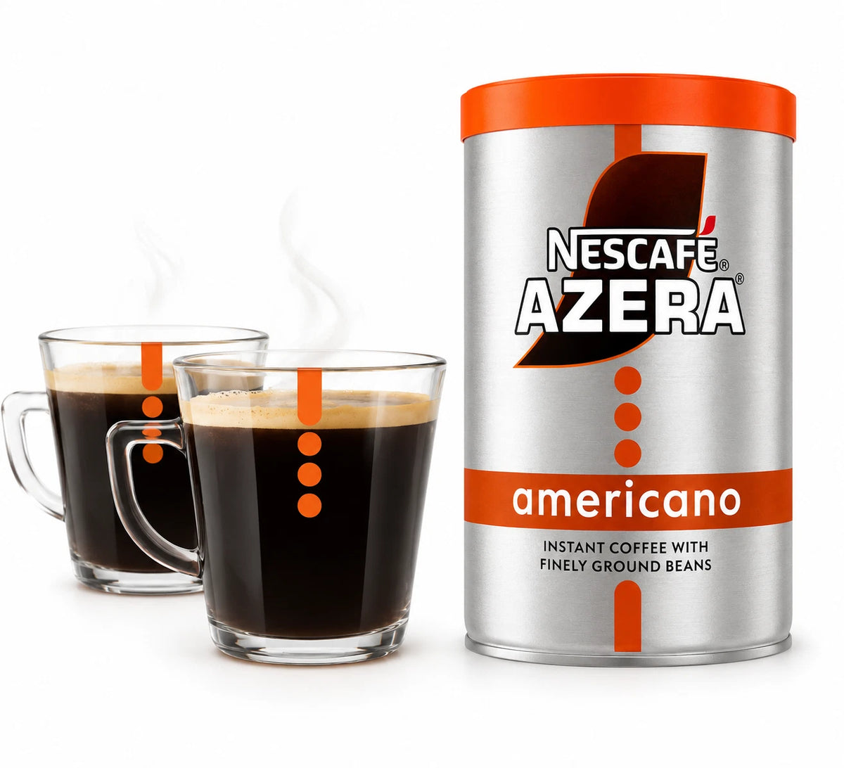 Americano Instant Coffee 75g Barista Style Instant Coffee Ground Beans Pack of 6