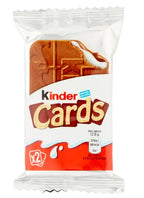 Ferrero Kinder Cards Wafer Biscuit Milk Chocolate Creamy Filling Pack 30 x 25.6g