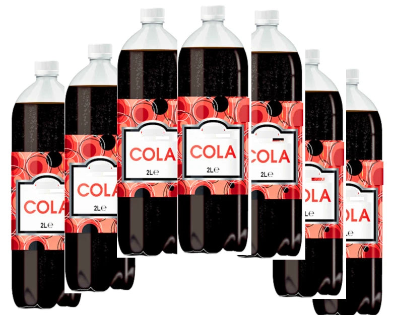 Bestin Cola Soft Drink with Sugar and Sweeteners, 2L Bottles, Pack of 6
