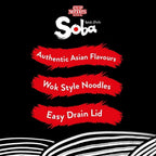 Nissin Soba Classic Instant Wok Style Noodles 90g Pot (Pack of 8)