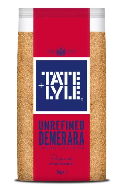 Tate And Lyle Brown Demerara Sugar 3 kg Poly Bag