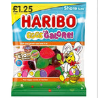 Haribo Share Bags 140g Fruity Fizzy Gummy Jelly Sweets Assorted Flavours 12 Pack