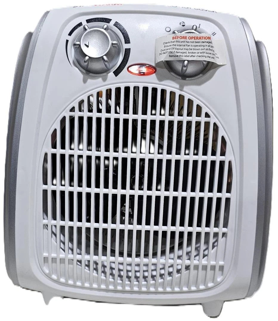 STAYWARM 2000W Premium Upright Fan Heater (BEAB) White