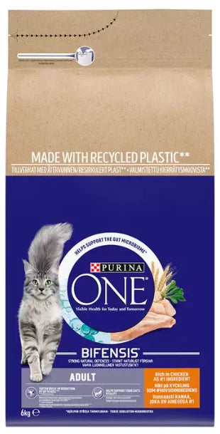 Purina ONE Adult Dry Cat Food Chicken, 6kg