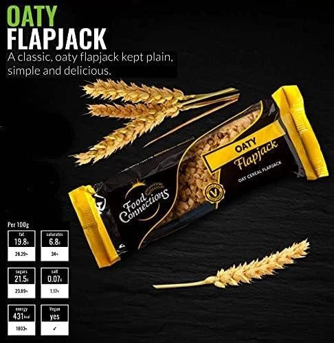 Food Connections Luxury Mix Flapjack Bars 30x 100g Bars Individually Wrapped
