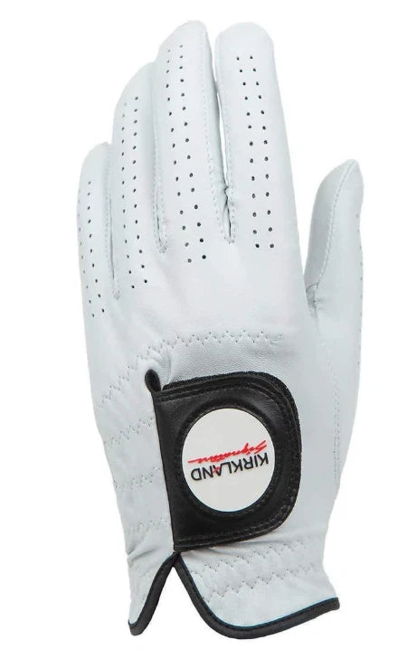Kirkland Signature Golf Gloves Premium Cabretta Leather, Medium (4 Count)