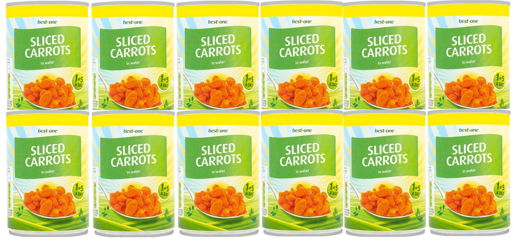 Best-One Sliced Carrots in Water 300g (Case of 12)