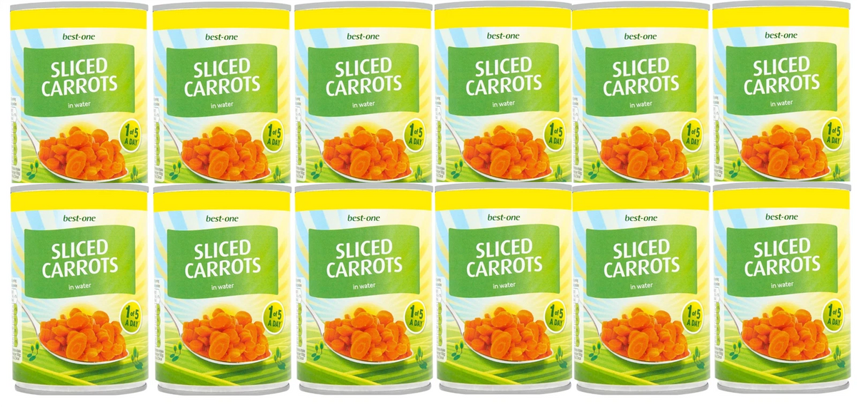 Best-One Sliced Carrots in Water 300g (Case of 12)