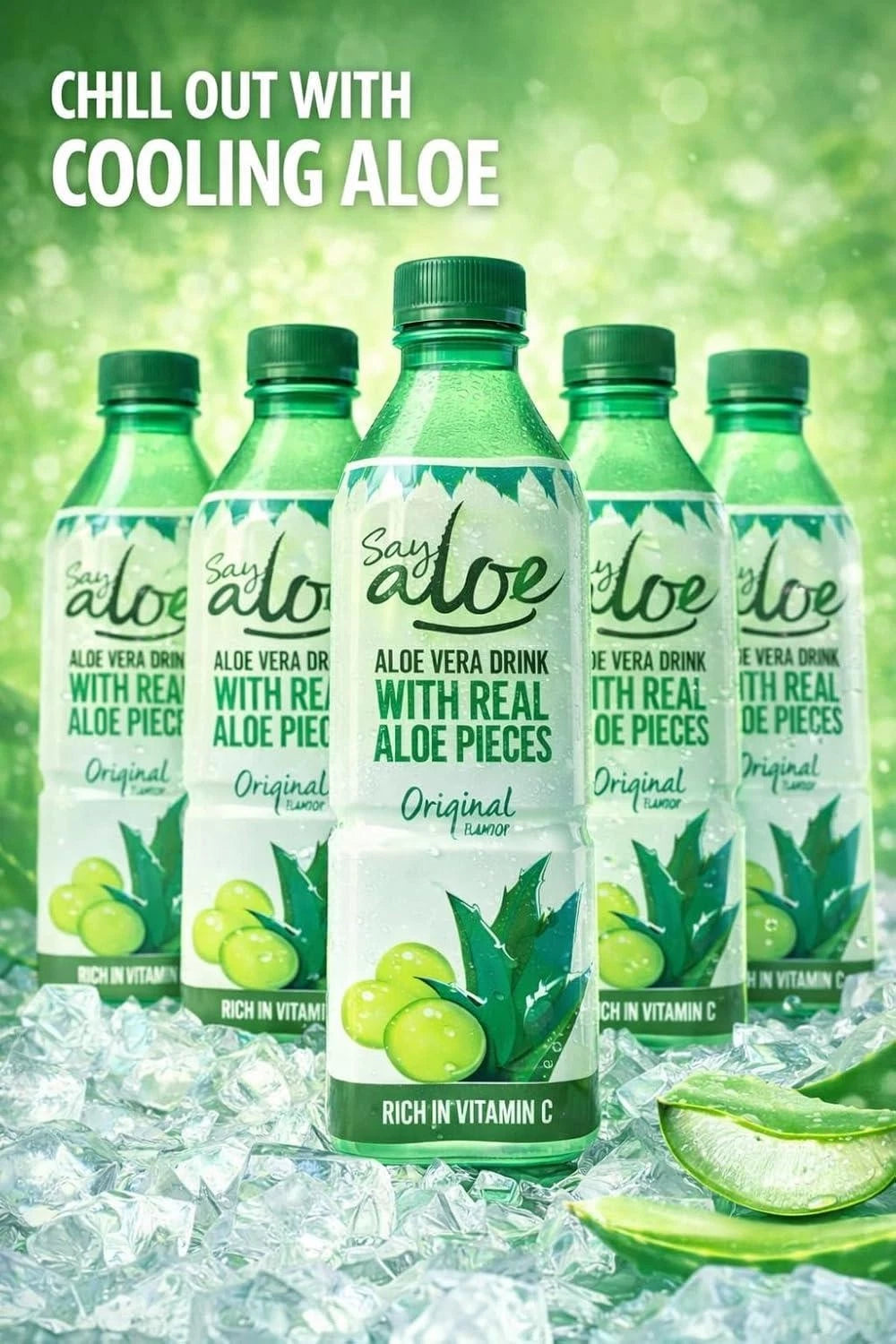 Grace Say Aloe Vera Drink Original Flavour 500ml (Pack of 12)