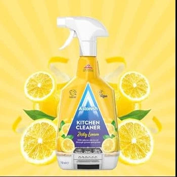 Astonish Zesty Lemon Blended with Natural Oils Kitchen Cleaner 750ml × 6