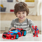 Marvel Super Hero Adventures Set Spider-Man and Hulk Vehicles 2 Pack
