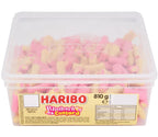 HARIBO Rhubarb & Custard Chewy Sweets Tub 810g