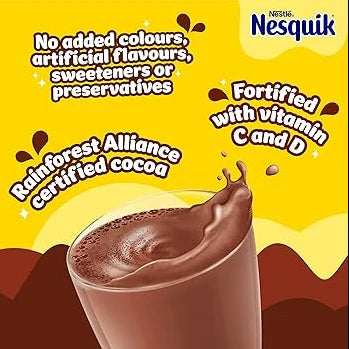Nesquik Chocolate Flavoured Milkshake Powder 1kg Tub Pack (2 Pack)