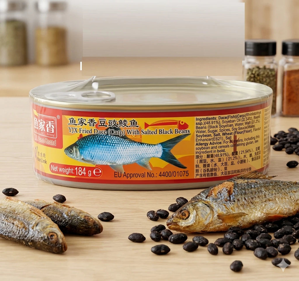 Fried Whole Dace with Salted Black Bean 184g Pack of 2